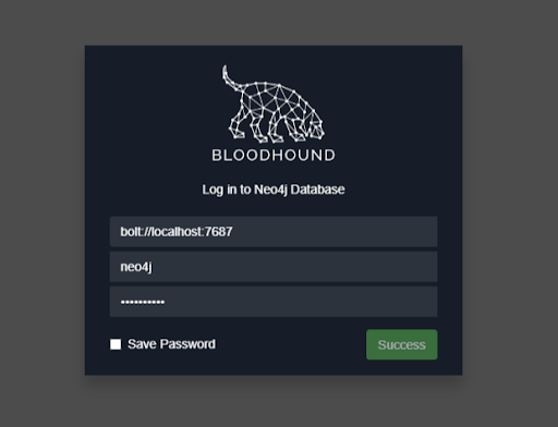bloodhound active directory log in to Neo4j Database page on the White Oak Security blog