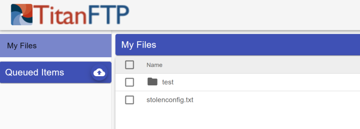 file can be used in TitanFTP seen here in this screenshot by White Oak Security 